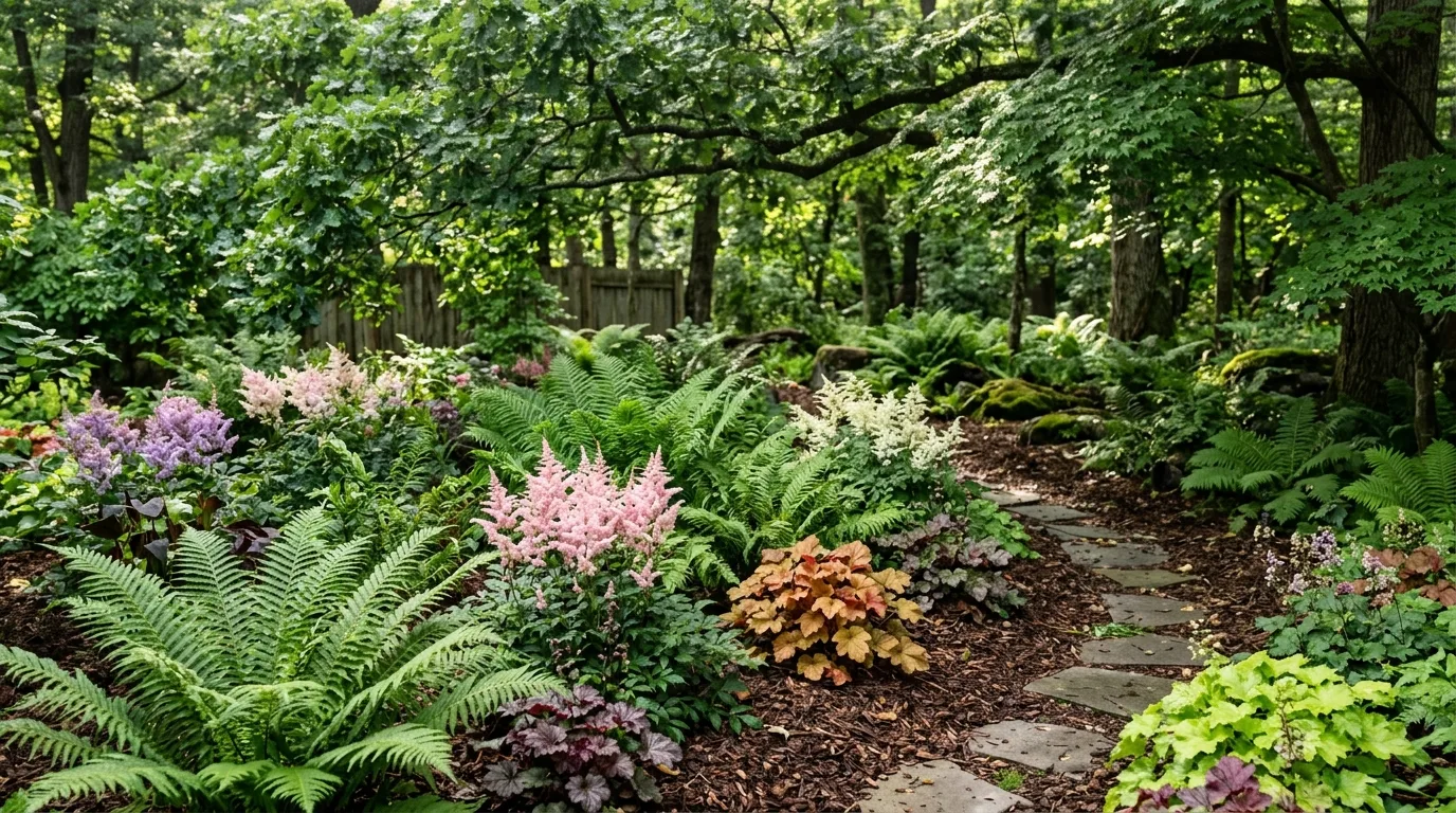 Stone Edge Around the Shade Bed